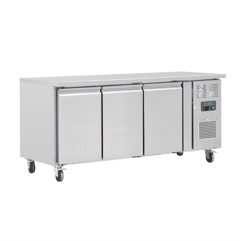 Positive Refrigerated Table 3 Doors Series U 417L - Polar Positive Refrigerated Table 3 Doors Series U 417L - Polar