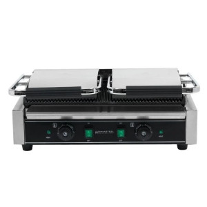 Double Contact Grill Grooved Plates - Buffalo