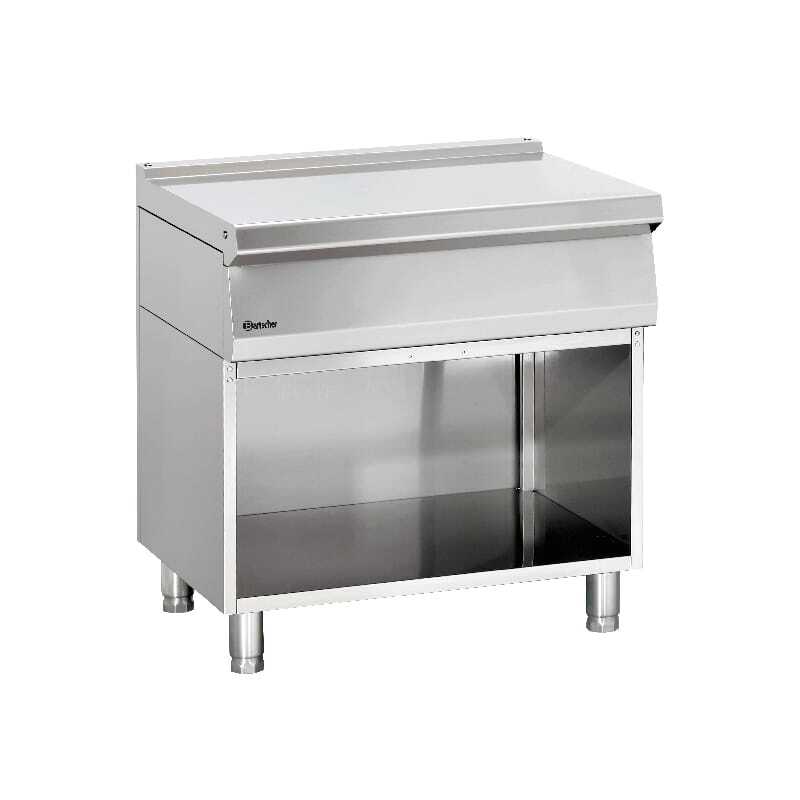 Worktop with open plinth Series 700 professional - Ref BR284007