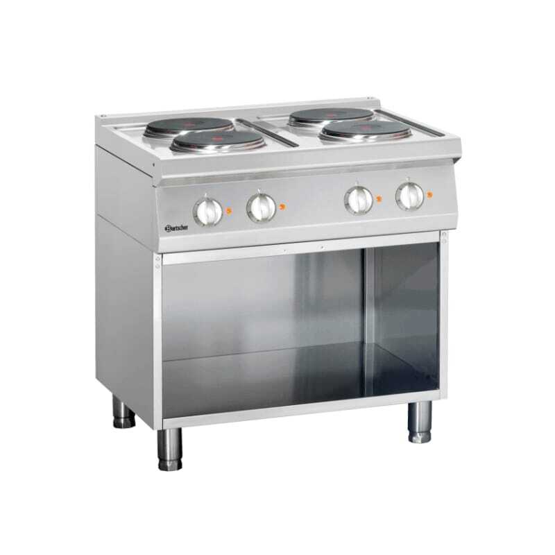 Four-burner stove with base Series 700