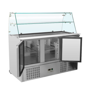 Saladette Ψυγείο 3 Πόρτες - 368 L - Dynasteel