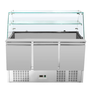 Saladette Ψυγείο 3 Πόρτες - 368 L - Dynasteel