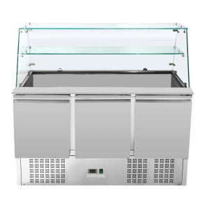 Saladette Réfrigérée 3 Portes - 368 L - Dynasteel