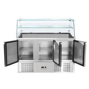 Saladette Ψυγείο 3 Πόρτες - 368 L - Dynasteel