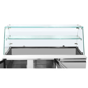 Saladette Ψυγείο 3 Πόρτες - 368 L - Dynasteel