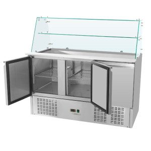Saladette Ψυγείο 3 Πόρτες - 368 L - Dynasteel