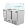 Saladette Ψυγείο 3 Πόρτες - 368 L - Dynasteel