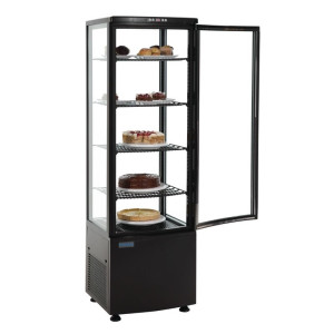 Μαύρη Ψυγείο Βιτρίνα Series C 235 L - Polar