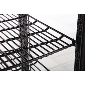 Ψυγείο Βιτρίνας - Καμπύλη Πόρτα - Μαύρη Σειρά C 235 L