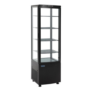 Μαύρη Ψυγείο Βιτρίνα Series C 235 L - Polar
