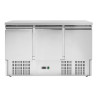 Compact Refrigerated Table GN 1/1 Positive 3 Doors