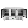 Compact Refrigerated Table GN 1/1 Positive 3 Doors