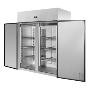 Θετική Ψυγείο Ντουλάπα 1400 L Inox GN 2/1 – 2 Πόρτες