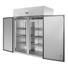 Θετική Ψυγείο Ντουλάπα 1400 L Inox GN 2/1 – 2 Πόρτες