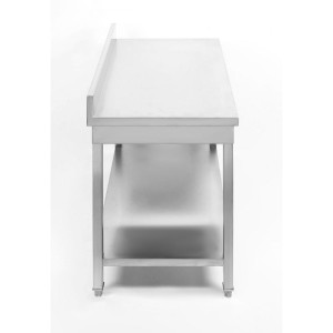 Τραπέζι Inox Dynasteel: Βάθος 700 mm, Μήκος 800 mm