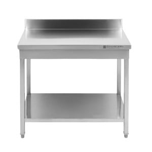 Τραπέζι Inox Dynasteel: Βάθος 700 mm, Μήκος 800 mm