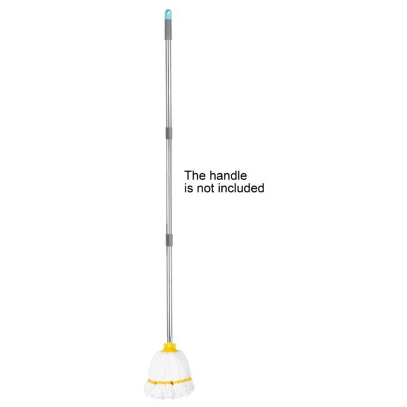 Microfiber Mop Head with Yellow Band - 0.15 kg Microfiber Mop Head with Yellow Band - 0.15 kg