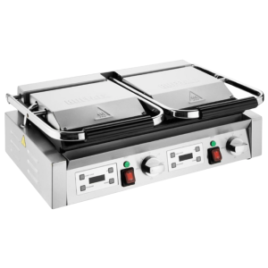 Double Contact Grill Grooved Plates - Buffalo