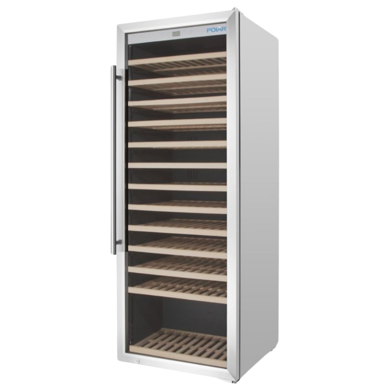 Stainless Steel Wine Cellar - 118 bottles