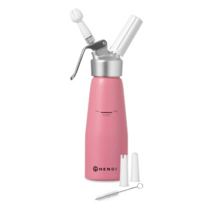 Siphon για σαντιγί Ροζ - 0,5 L - HENDI