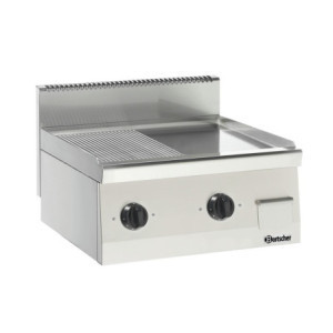 Electric Griddle to Place Smooth and Grooved - Series 600 - 7200 W