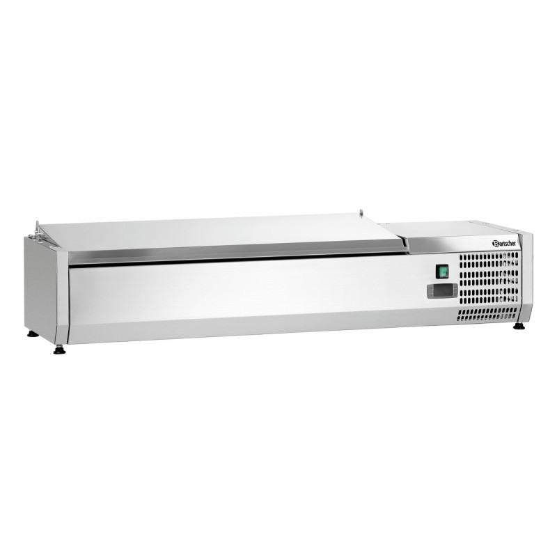 Refrigerated Saladette to Place Stainless Steel - 3 x GN 1/3 + 1 x GN 1/2 Refrigerated Saladette to Place Stainless Steel - 3 x GN 1/3 + 1 x GN 1/2