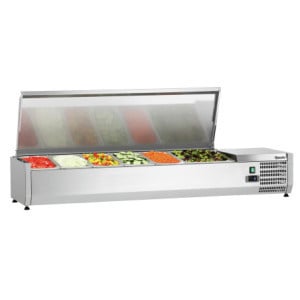 Ψυγείο Σαλατών Επιτραπέζιο Inox - 5 x GN 1/3 + 1 x GN 1/2