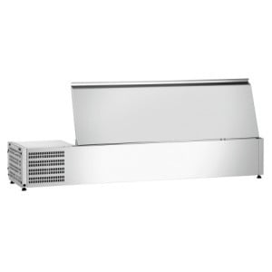 Ψυγείο Σαλατών Επιτραπέζιο Inox - 5 x GN 1/3 + 1 x GN 1/2