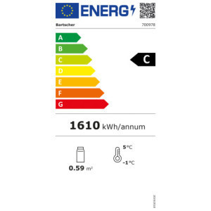 Ψυγείο Βιτρίνα Επιτραπέζιο - 78 L