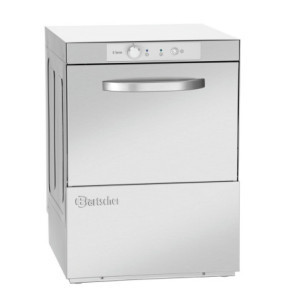 Dishwasher with Drain Pump and Detergent Dispenser - 50 x 50 cm - Bartscher