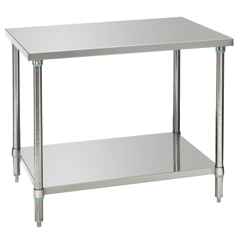 Τραπέζι Εργασίας Inox με Κάτω Ράφι - Π 700 mm - Μ 1000 mm - Bartscher Τραπέζι Εργασίας Inox με Κάτω Ράφι - Π 700 mm - Μ 1000 mm - Bartscher