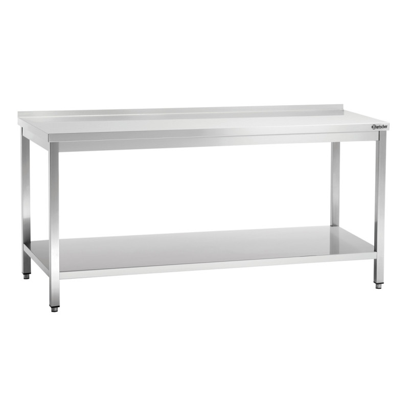 Τραπέζι Εργασίας Inox με Κάτω Ράφι - Π 700 mm - Μ 1800 mm - Bartscher Τραπέζι Εργασίας Inox με Κάτω Ράφι - Π 700 mm - Μ 1800 mm - Bartscher