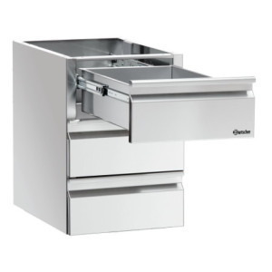 Στήλη Συρταριών 3 x GN 1/1 - Bartscher
