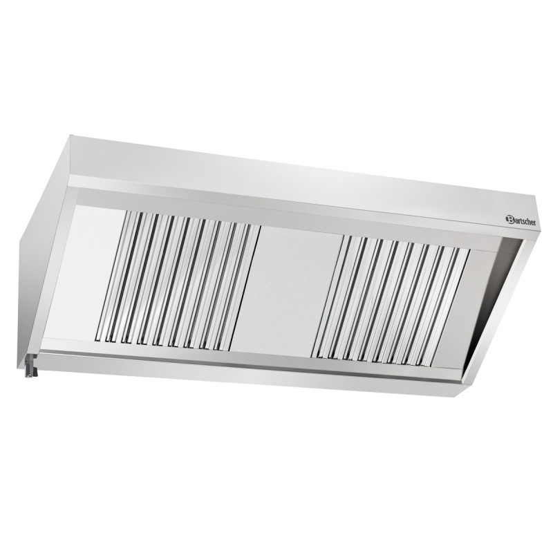 Wall-Mounted Hood with Motor and Lighting - L 1500 x D 700 mm - Bartscher