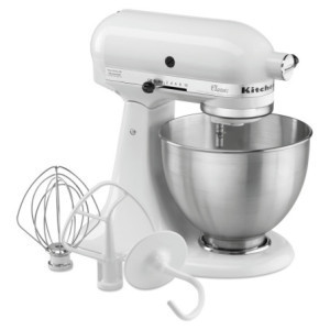Μίξερ KitchenAid Λευκό με Αξεσουάρ - 4,28 L - Bartscher