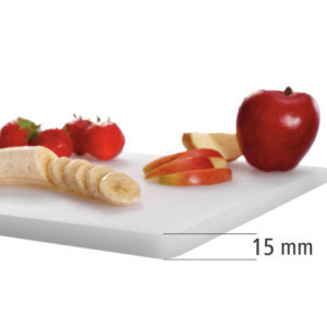 Πλάκα Κοπής 400 x 300 mm - Λευκή - 15 mm Πάχος - Bartscher