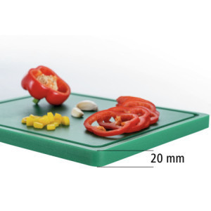 Πλάκα Κοπής 325 x 265 mm - Πράσινη - 20 mm Πάχος - Bartscher