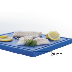 Πλάκα Κοπής 325 x 265 mm - Μπλε - 20 mm Πάχος - Bartscher