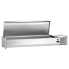 Ψυγείο Σαλατών Επιτραπέζιο Inox - 5 x GN 1/3 + 1 x GN 1/2