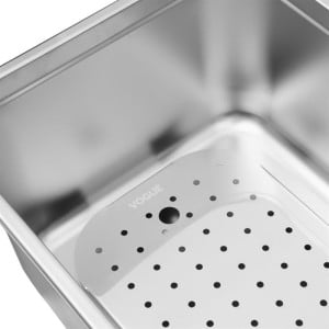 Στραγγιστήρι από ανοξείδωτο χάλυβα - GN 1/1 - Gastronoble