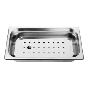 Στραγγιστήρι από ανοξείδωτο χάλυβα - GN 1/3 - Gastronoble
