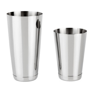 Shaker για κοκτέιλ από ανοξείδωτο ατσάλι Tin On Tin 500ml/900ml - Gastronoble