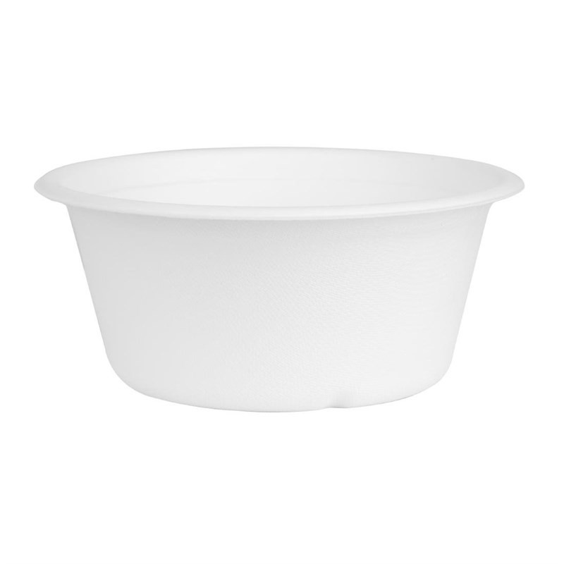 Bagasse Fiesta Compostable Bowls 400 ml - Pack of 50 - Gastronoble Bagasse Fiesta Compostable Bowls 400 ml - Pack of 50 - Gastronoble