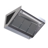 Hotte Snack 700 Led Sans Moteur Dynasteel - Μήκος 1400 mm, Inox AISI304