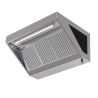 Hotte Snack 700 Led Sans Moteur Dynasteel - Μήκος 1400 mm, Inox AISI304