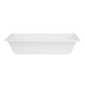 Barquettes Alimentaires en Bagasse Fiesta Compostable 500ml - Lot de 100 - Gastronoble