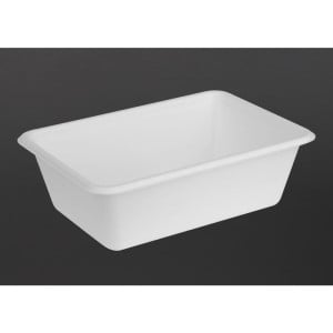 Compostable Bagasse Food Trays Fiesta 800ml - Pack of 100 - Fiesta Green