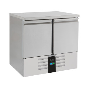 Positive Refrigerated Table with 2 Doors - 257 L