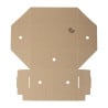Rectangular Folding Burger Boxes - Pack of 100 - Fiesta Green