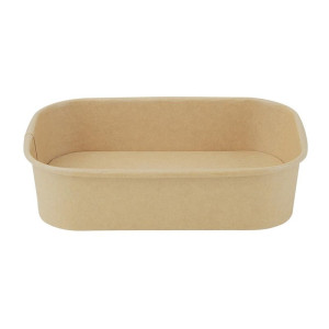 Barquettes Alimentaires Rectangulaires Recyclable 1L - Lot de 300 - Fiesta Green
